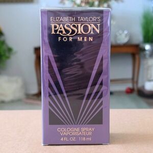 Elizabeth Taylor Passion for Men Cologne Spray 4 oz 118 ml NIB Sealed Fragrance